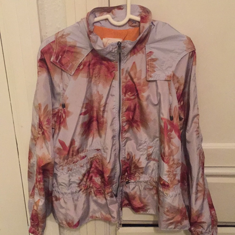 Anthropologie women’s sinched waist rain coat